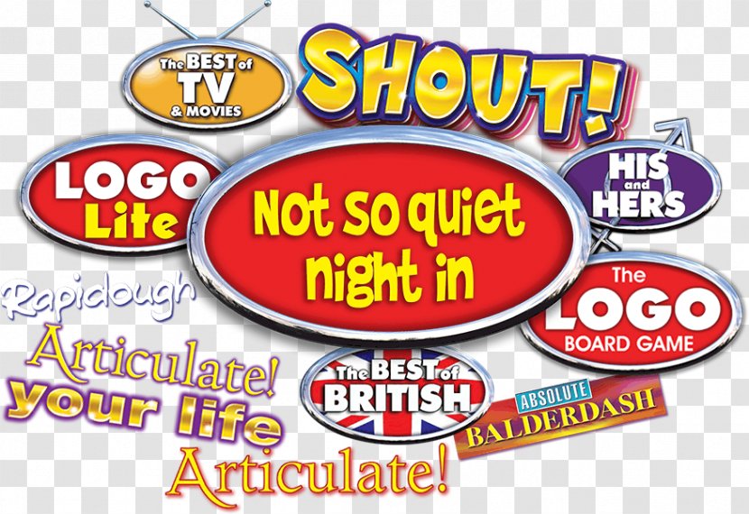 Drumond Park Shout! Logo Board Game Graphics - Area - Quiet Night Transparent PNG