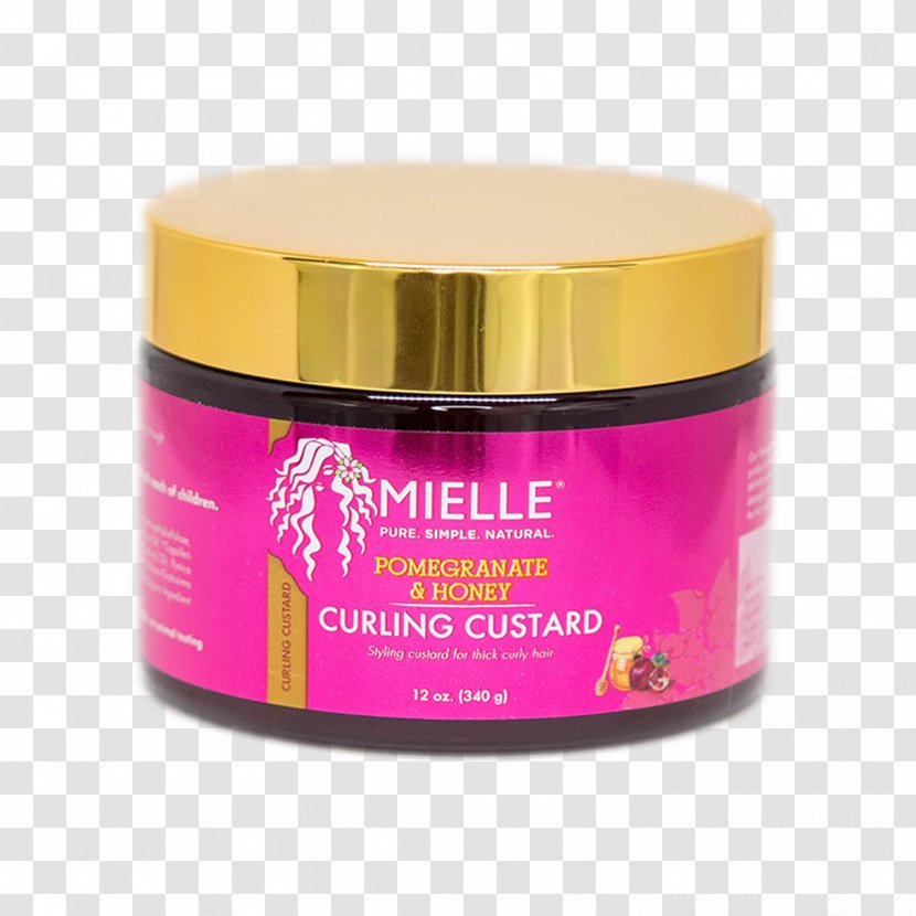 Mielle Organics Pomegranate & Honey Curling Custard Cream Mousse Leave In Conditioner - Skin Care Transparent PNG