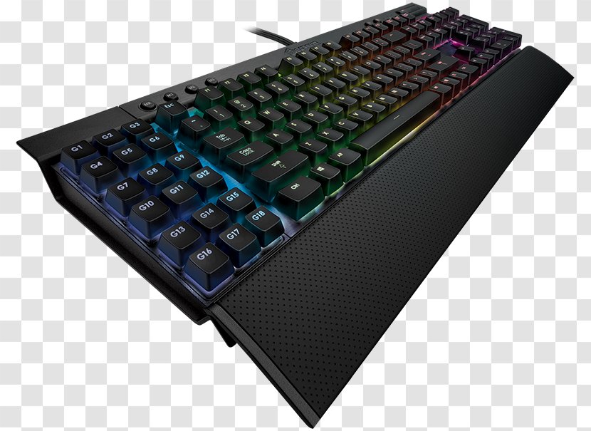 Computer Keyboard Gaming Keypad RGB Color Model Electrical Switches Backlight - Input Device - Ripple Transparent PNG