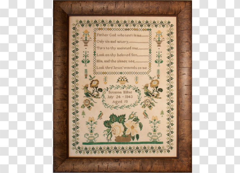 Sampler Needlework Cross-stitch Embroidery - Crossstitch - Victoria Cross Transparent PNG