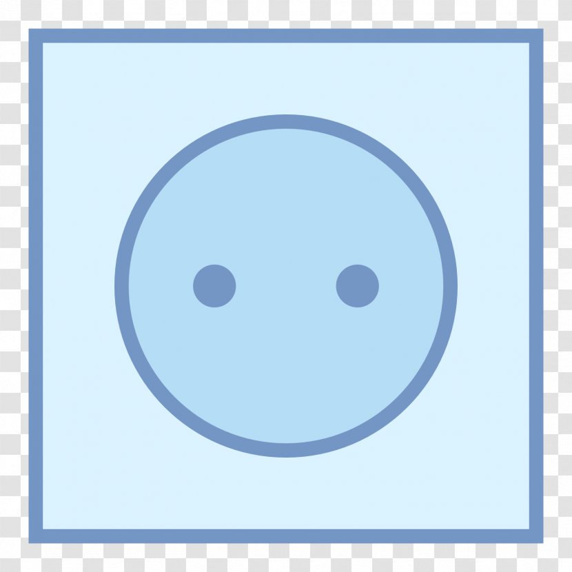 Smiley Circle Point Angle Font - Blue Transparent PNG