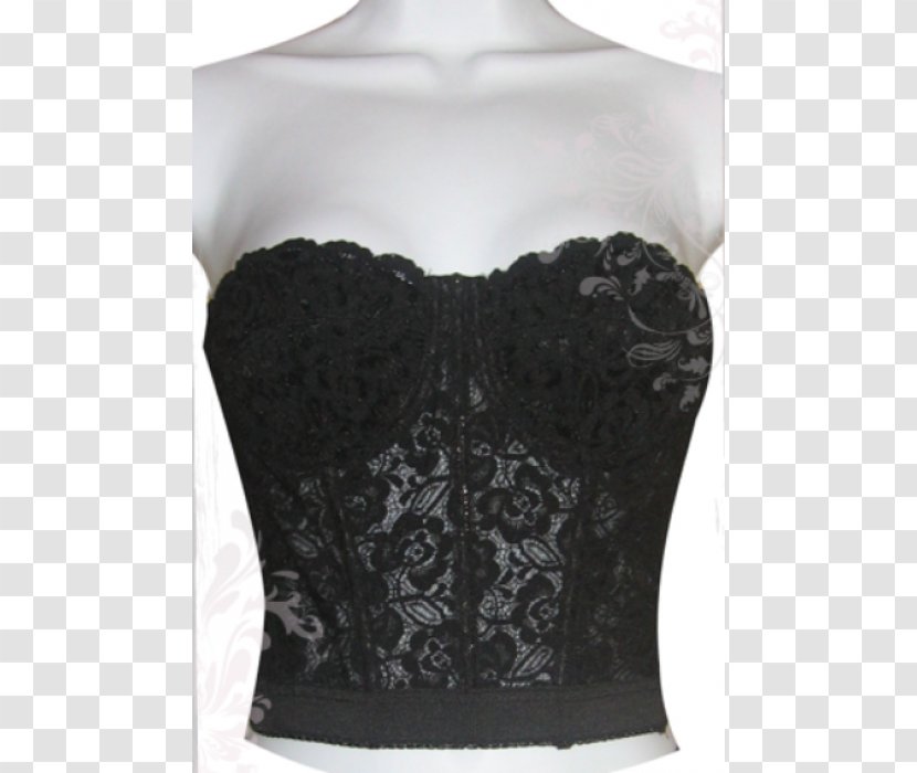 Shoulder Top Corset Sleeve Blouse - Flower - Lace Line Transparent PNG