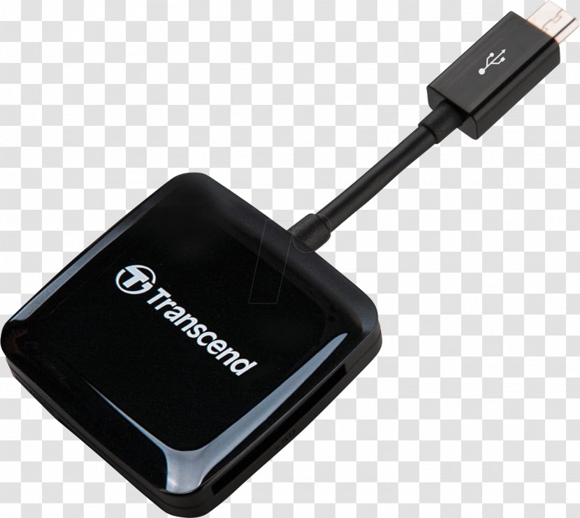 Memory Card Readers USB On-The-Go Transcend Information - Hardware Transparent PNG