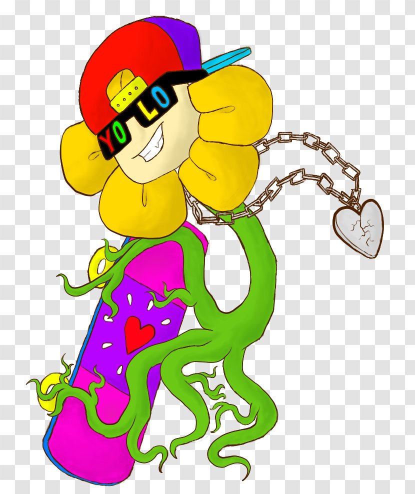 Undertale Flowey YouTube Drawing - Animal Figure - Fritter Transparent PNG