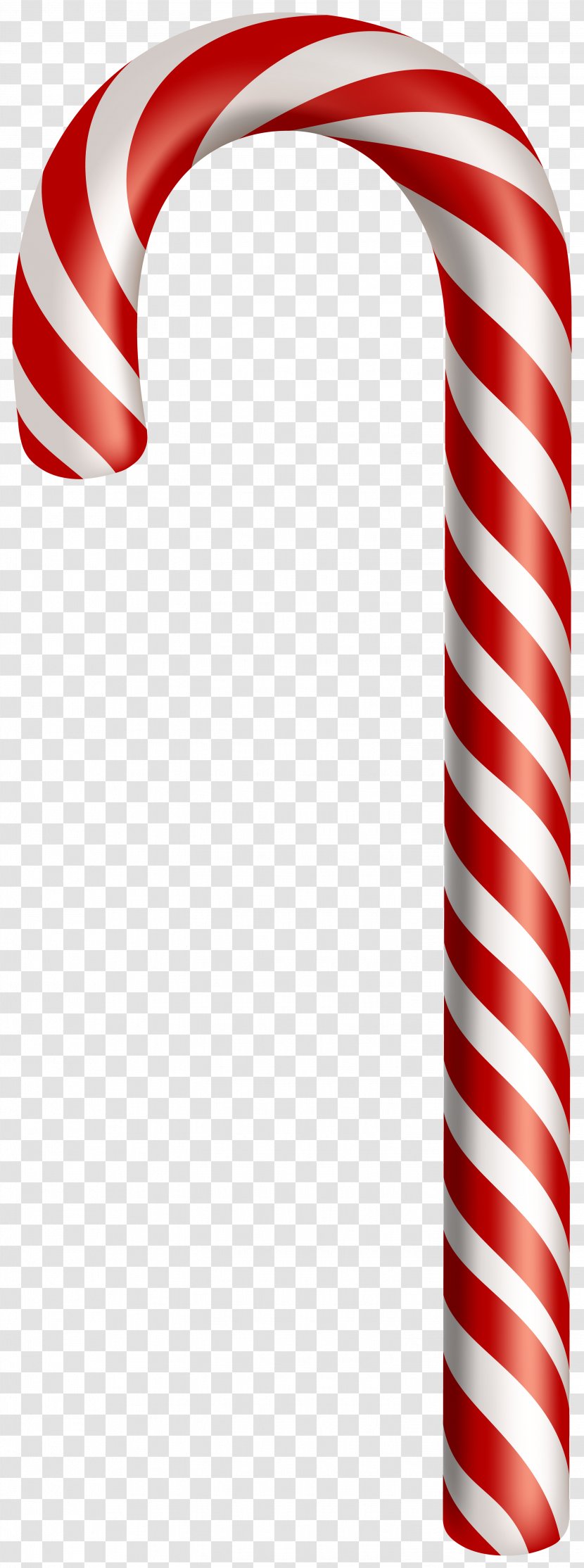 Candy Cane Clip Art Christmas Image - Red - Lollipop Symbol Transparent PNG