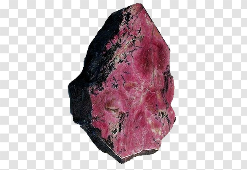 Rhodonite Stone Mineral Ural Pink - Color Transparent PNG