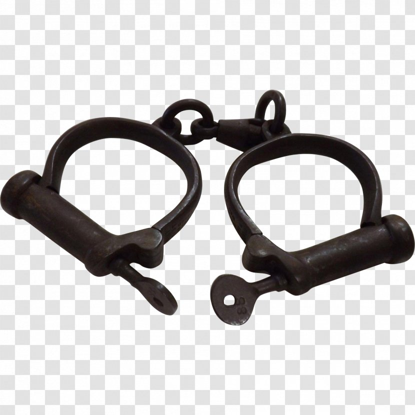 1890s Hiatt Speedcuffs Handcuffs Victorian Era Needlepoint - Handcuff Art Transparent PNG