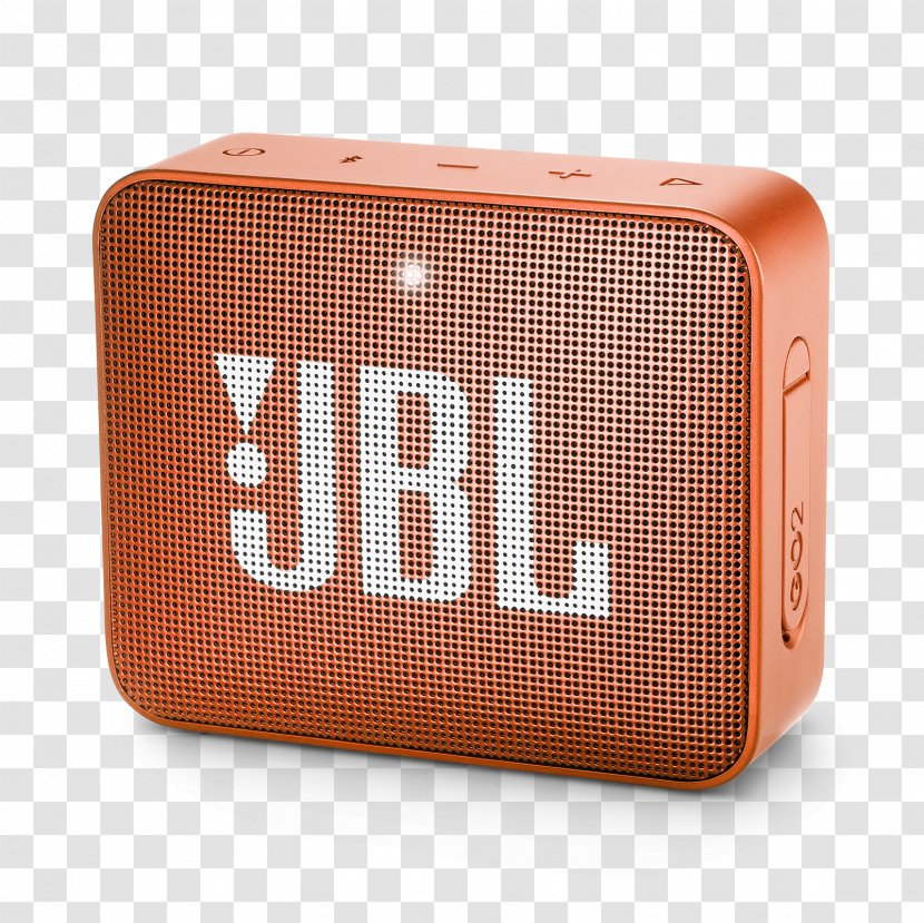 Bluetooth Speaker JBL Go2 Aux Wireless Loudspeaker - Orange - Corals Transparent PNG