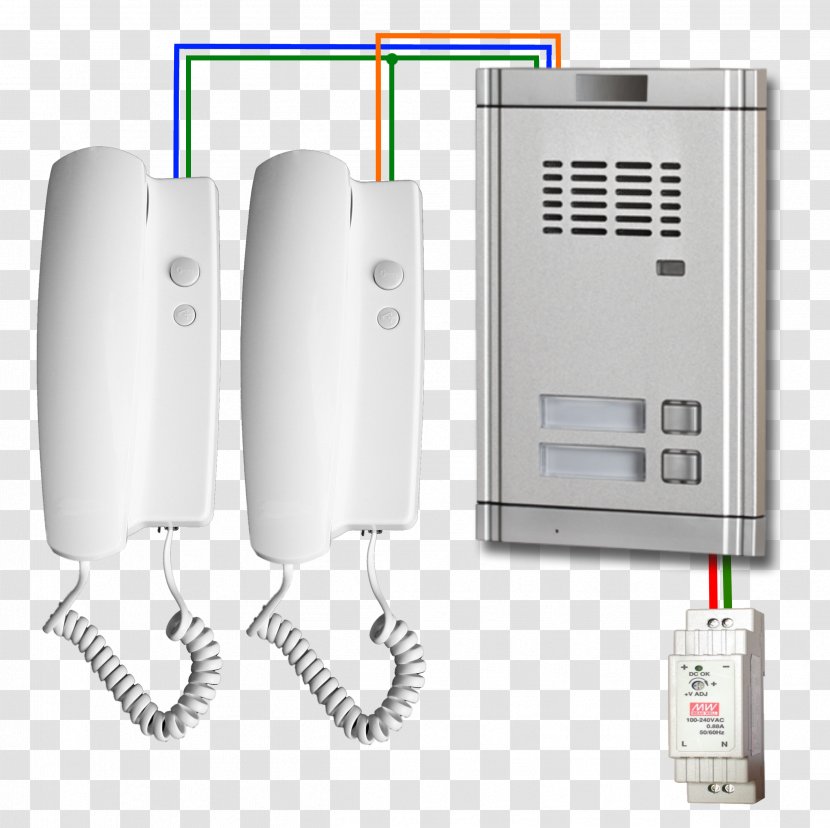 Intercom Door Phone Wire Bells & Chimes Family - House Transparent PNG