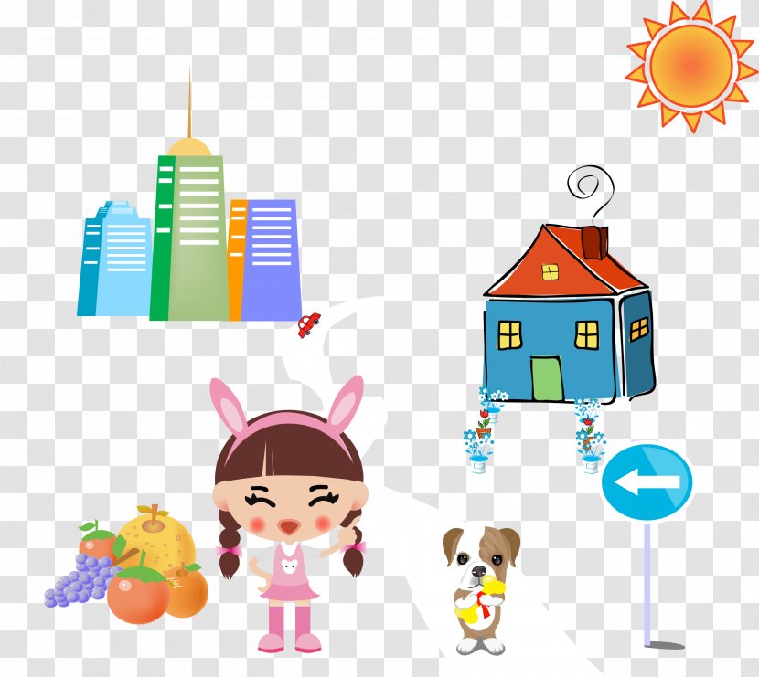 Cartoon Clip Art - House - Children Transparent PNG