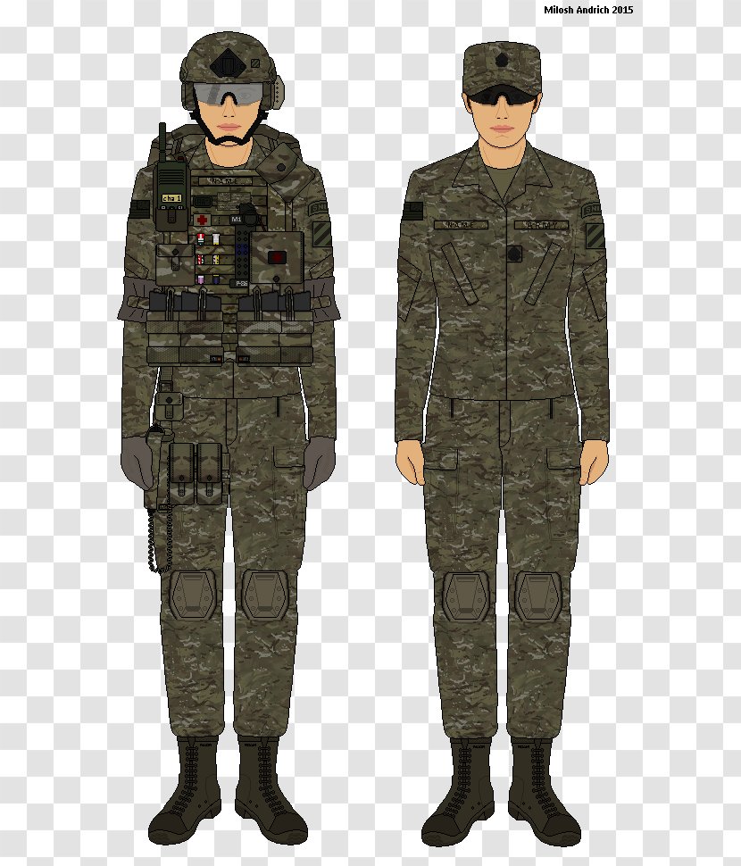 Soldier Military Camouflage Army DeviantArt Uniform - Art Transparent PNG