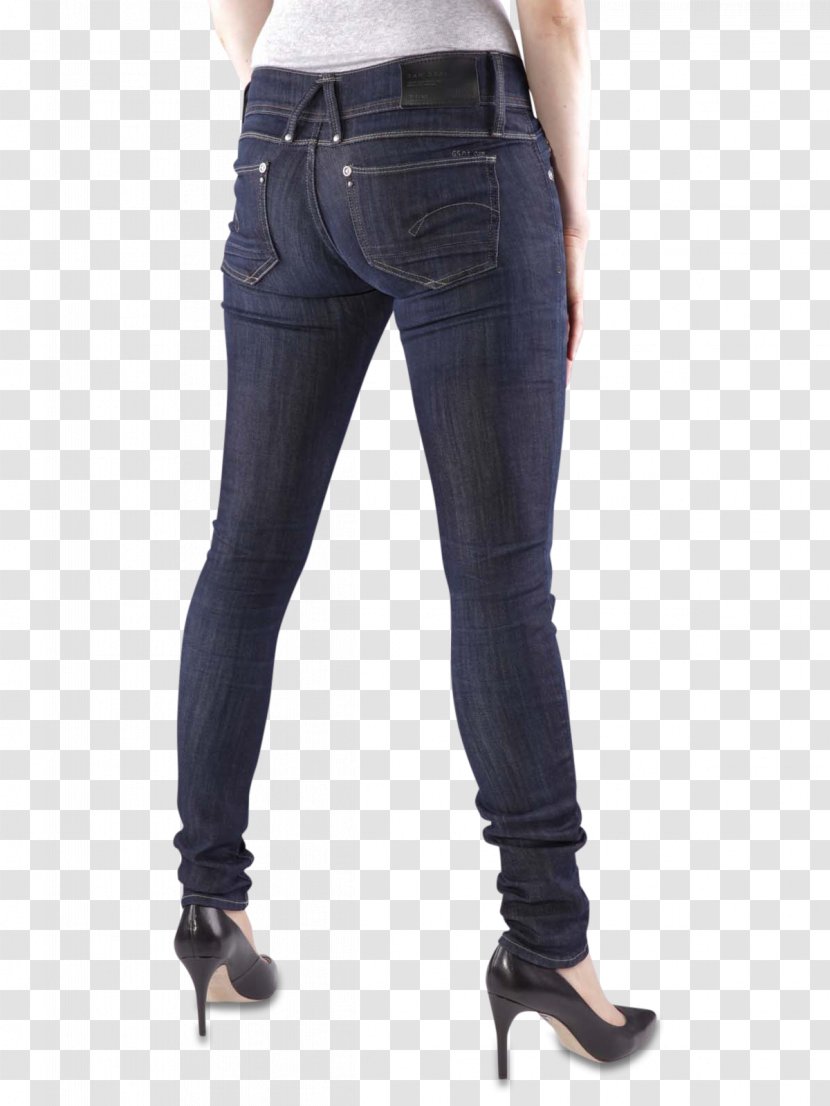 Jeans Denim Slim-fit Pants G-Star RAW - Flower - Ladies Transparent PNG