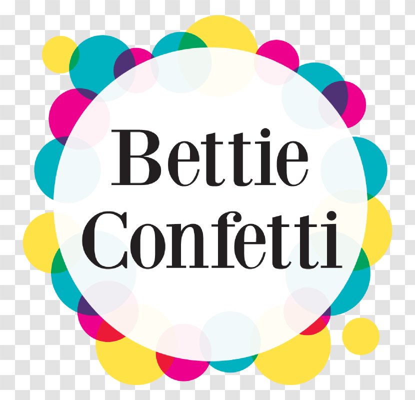 Bettie Confetti Clip Art Product Brand Logo - Area Transparent PNG