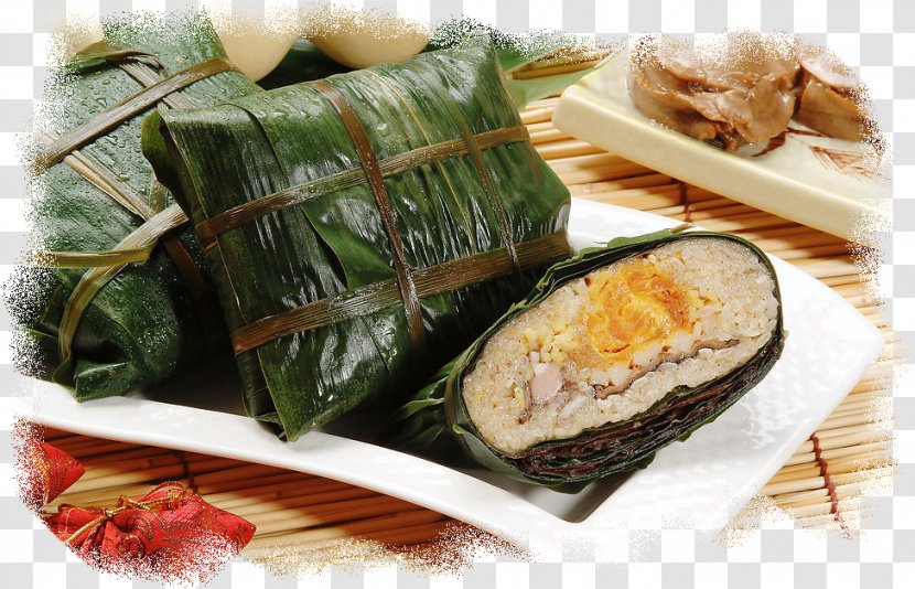Gimbap Zongzi Japanese Cuisine Side Dish Food - Recipe - Fish Products Transparent PNG