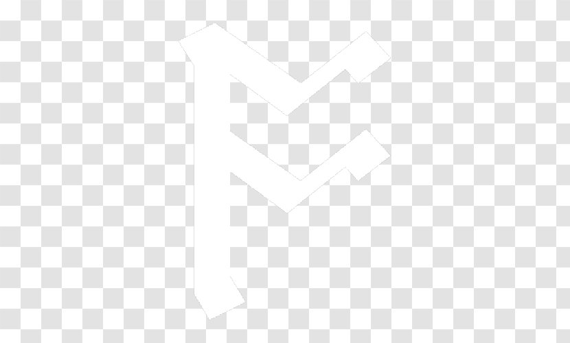 Line Angle - White - Rune Transparent PNG