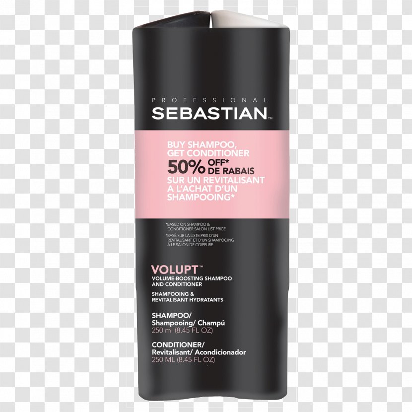 Lotion Hair Conditioner Shampoo - Sebastian Drench Transparent PNG
