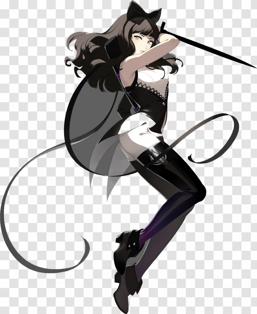 Blake Belladonna BlazBlue: Cross Tag Battle Yang Xiao Long Weiss Schnee - Cartoon - Silhouette Transparent PNG