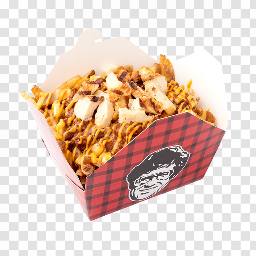 Poutine Vegetarian Cuisine Bacon Barbecue Chicken Chili Con Carne Transparent PNG