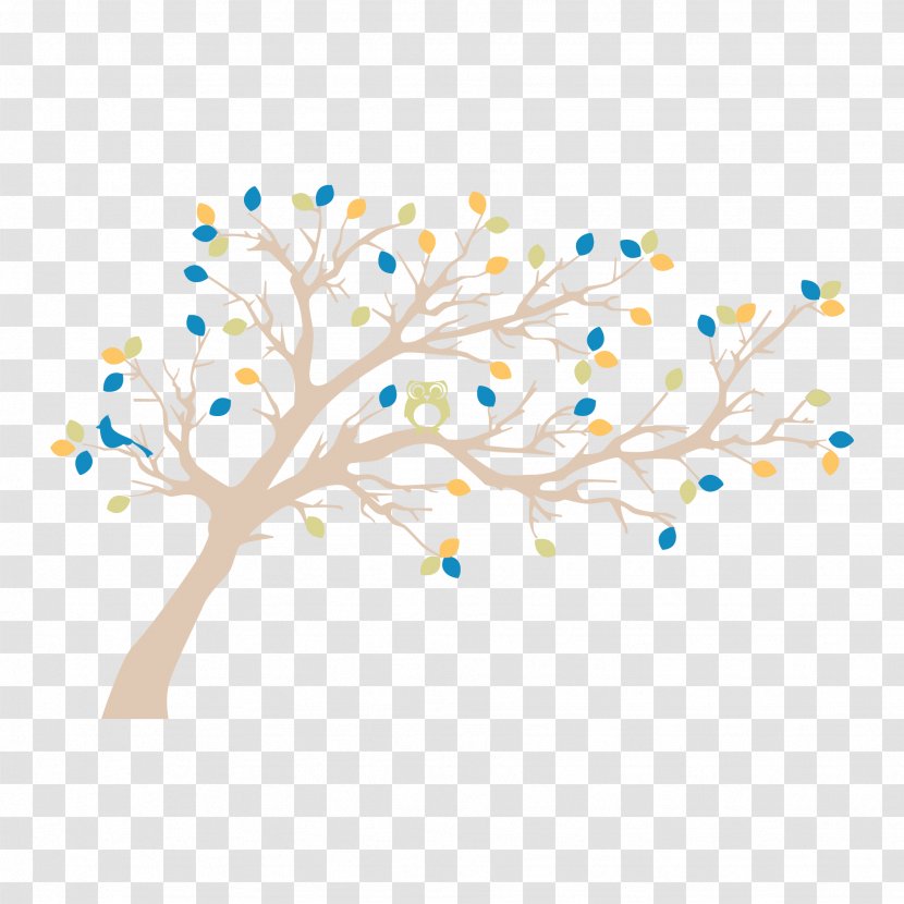 Wall Decal Sticker Vinyl Group Tree - Flower Transparent PNG