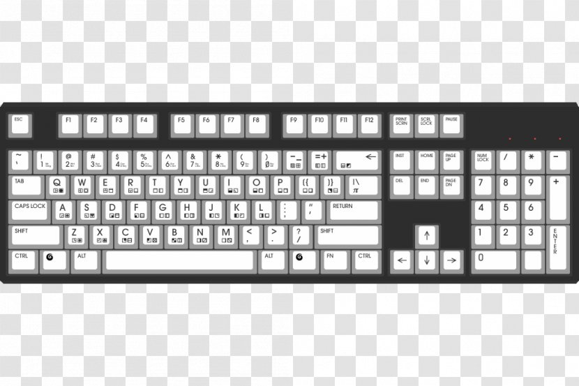 Computer Keyboard Keycap Cherry Mouse Gaming Keypad Transparent PNG