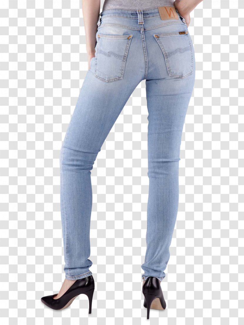 Nudie Jeans Denim Slim-fit Pants Top - Tree Transparent PNG