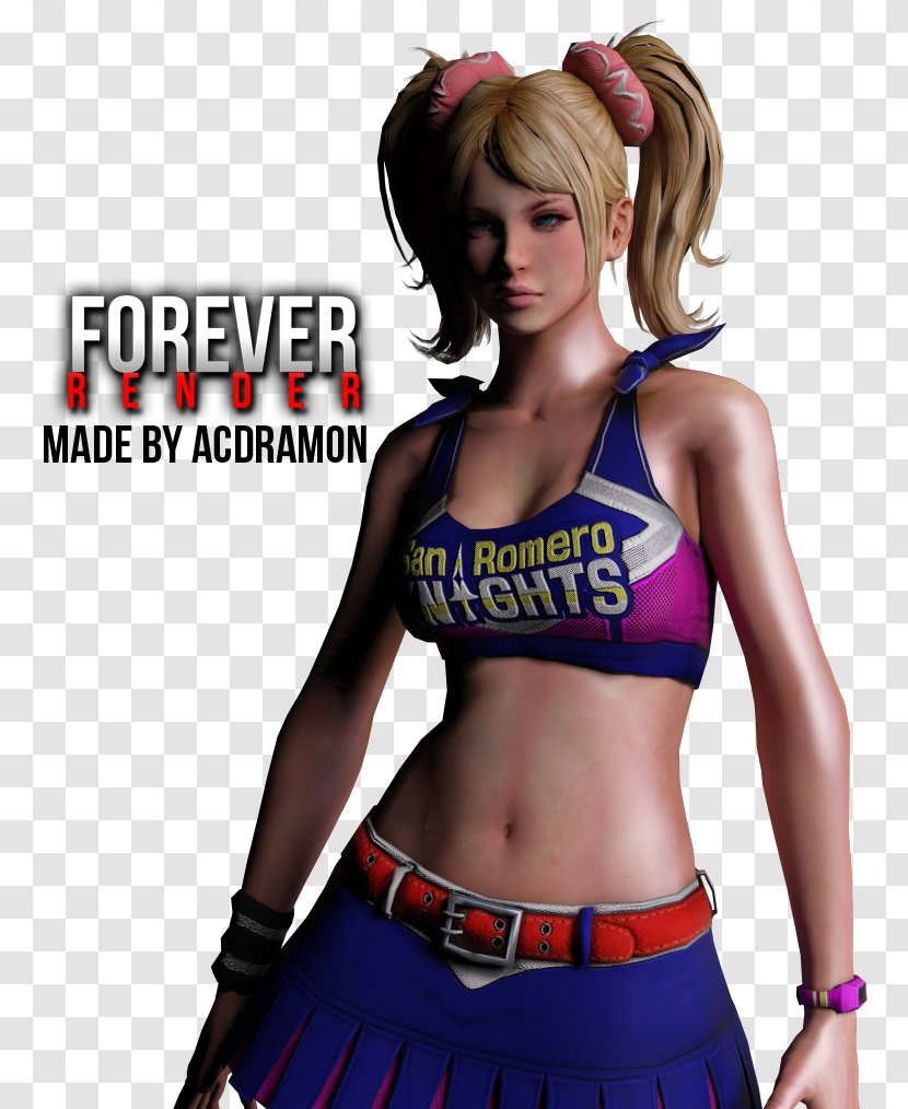 Lollipop Chainsaw Goichi Suda Video Game Grasshopper Manufacture Cheerleading Uniforms - Silhouette - Frame Transparent PNG