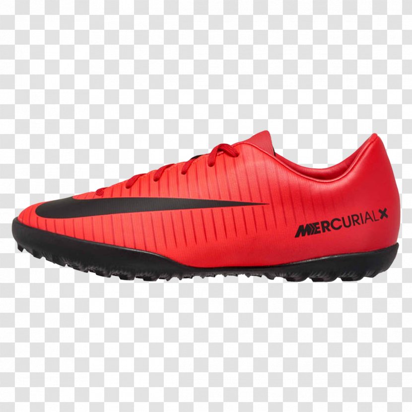 Nike Mercurial Vapor Shoe Football Boot Sneakers - Orange Transparent PNG