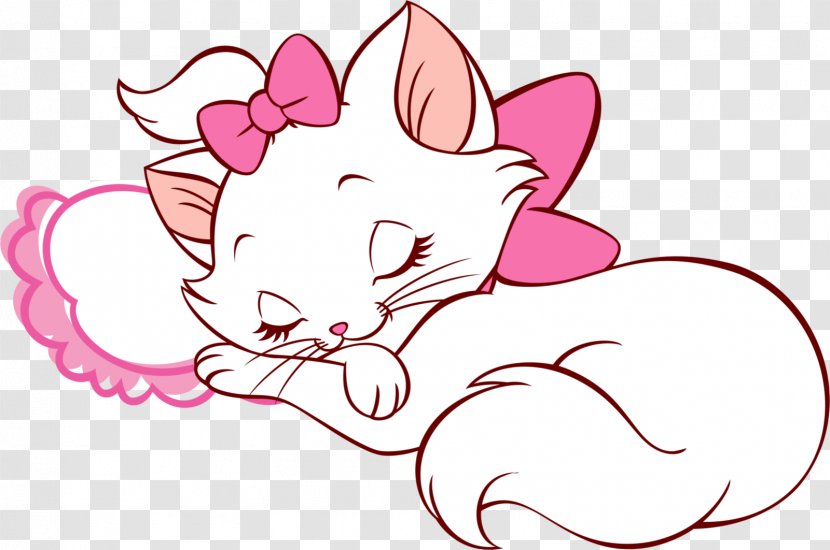 Marie Whiskers Cat Kitten Toulouse - Cartoon Transparent PNG