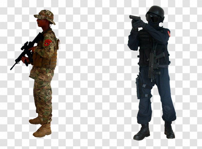 Police Uniform - Military - Gun Organization Transparent PNG