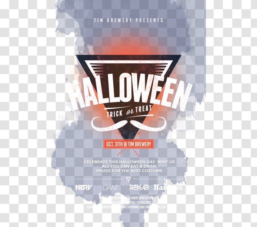 Halloween Party - Text Transparent PNG