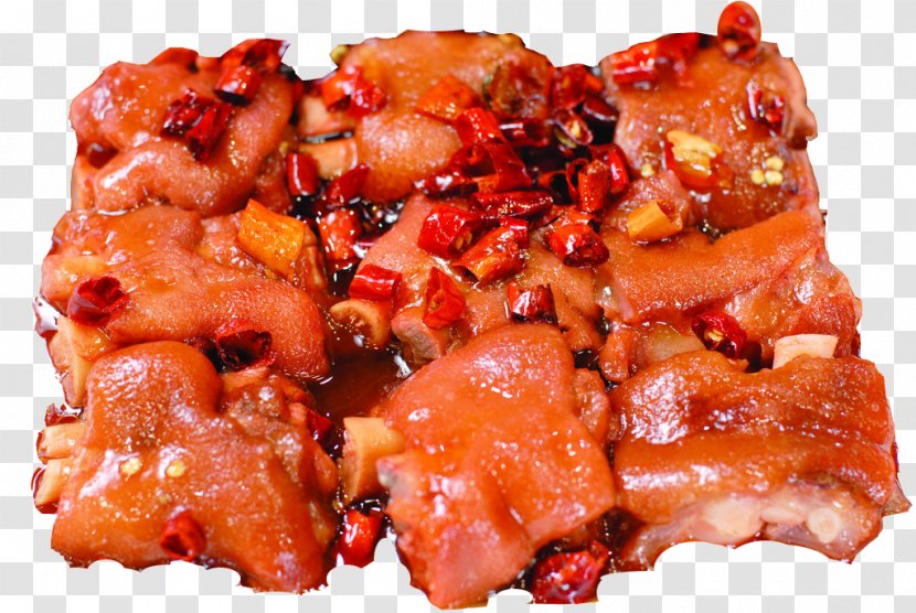 Tocino Sweet And Sour Sichuan Cuisine Pigs Trotters - Pork - Knuckle Of Transparent PNG