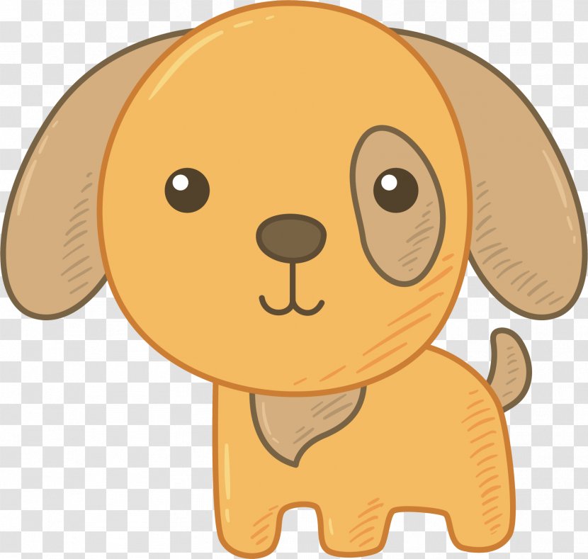 Dog Puppy Cuteness - Vector Cute Hand-painted Transparent PNG