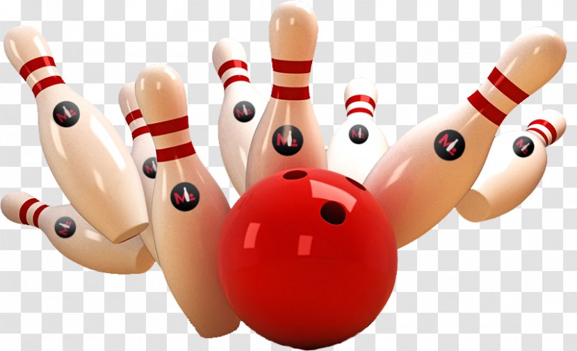Bowling Ball Strike Pin - Hand Transparent PNG