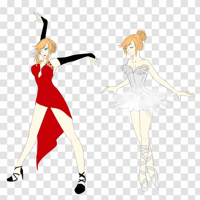 Illustration Shoulder Cartoon Costume Dress - Frame - Ballet Drawings Stuff Transparent PNG