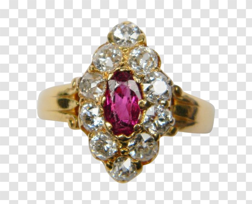 Ruby Ring Body Jewellery Diamond Transparent PNG
