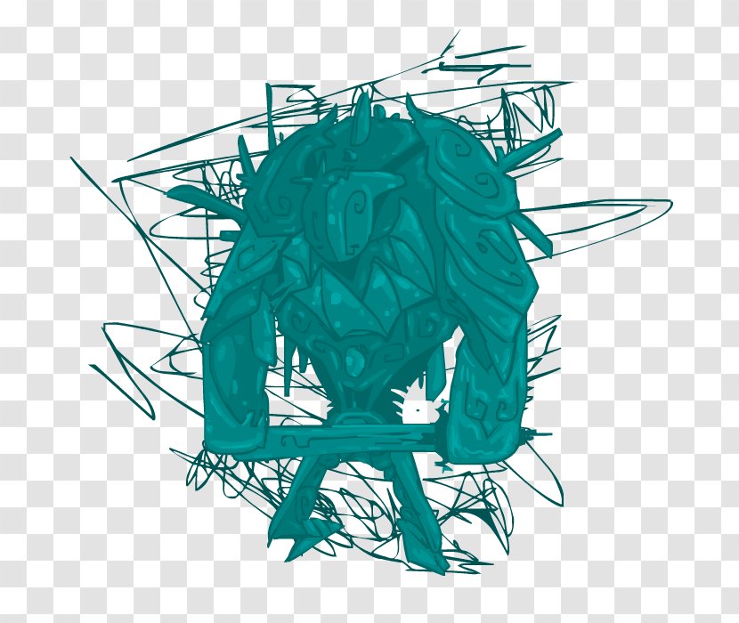 Teal Turquoise Organism - Shadow Of The Colossus Transparent PNG