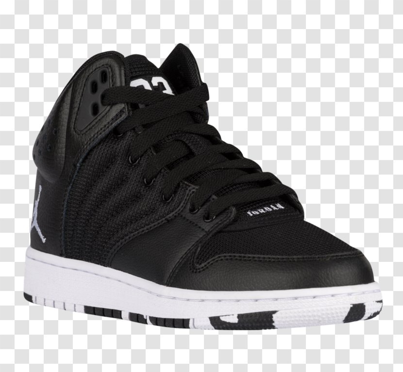 Nike Air Force Sports Shoes Jordan - Black - Flight Transparent PNG