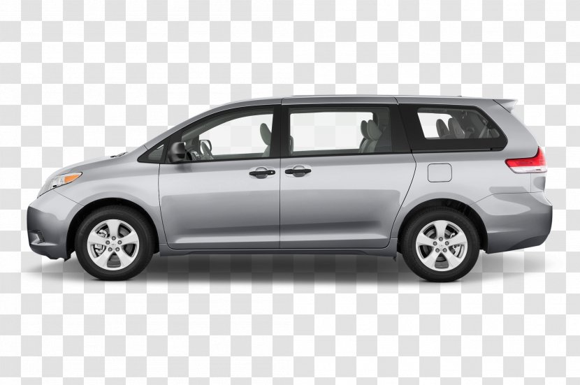 2011 Toyota Sienna 2014 Minivan Car - Mid Size Transparent PNG