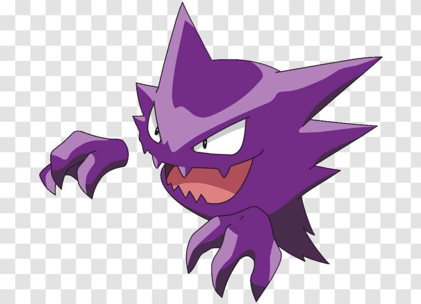 Pokémon Ruby And Sapphire GO Haunter Gengar - Violet - Pokemon Go Transparent PNG