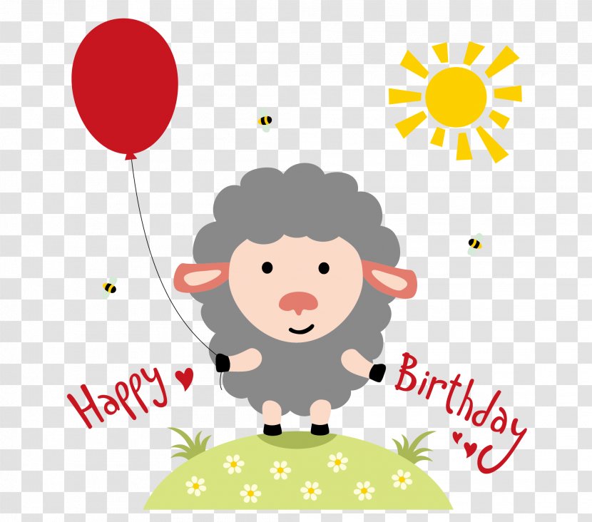 Birthday Cake Cartoon Greeting Card - Mammal - Happy Transparent PNG