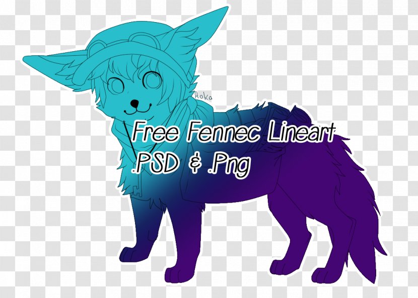 Line Art Fennec Fox Canidae Drawing - Snout Transparent PNG