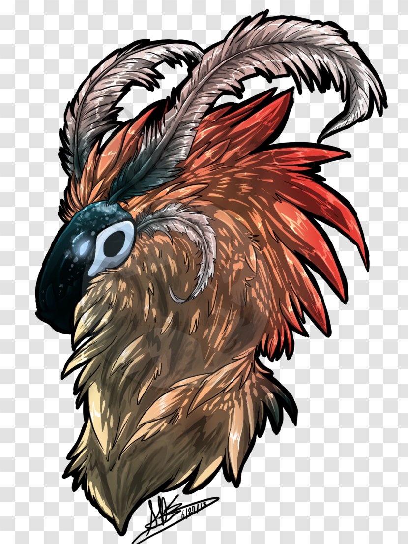 Rooster Character Feather Transparent PNG