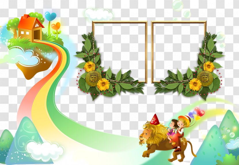Template Download - Photography - Cartoon Road Transparent PNG