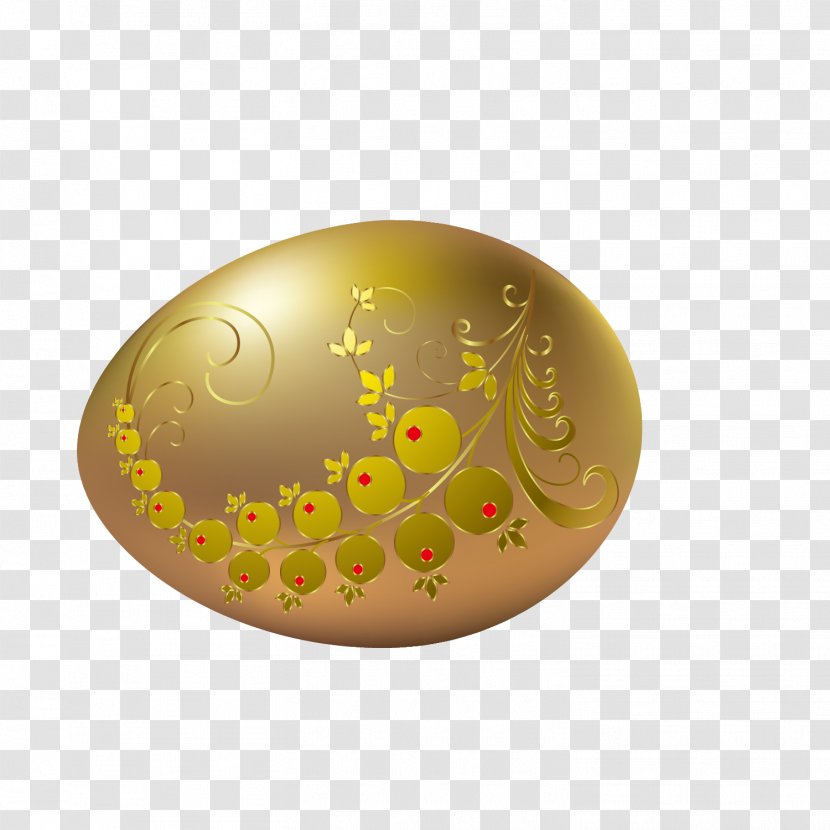 Easter Clip Art - Egg - Golden Transparent PNG