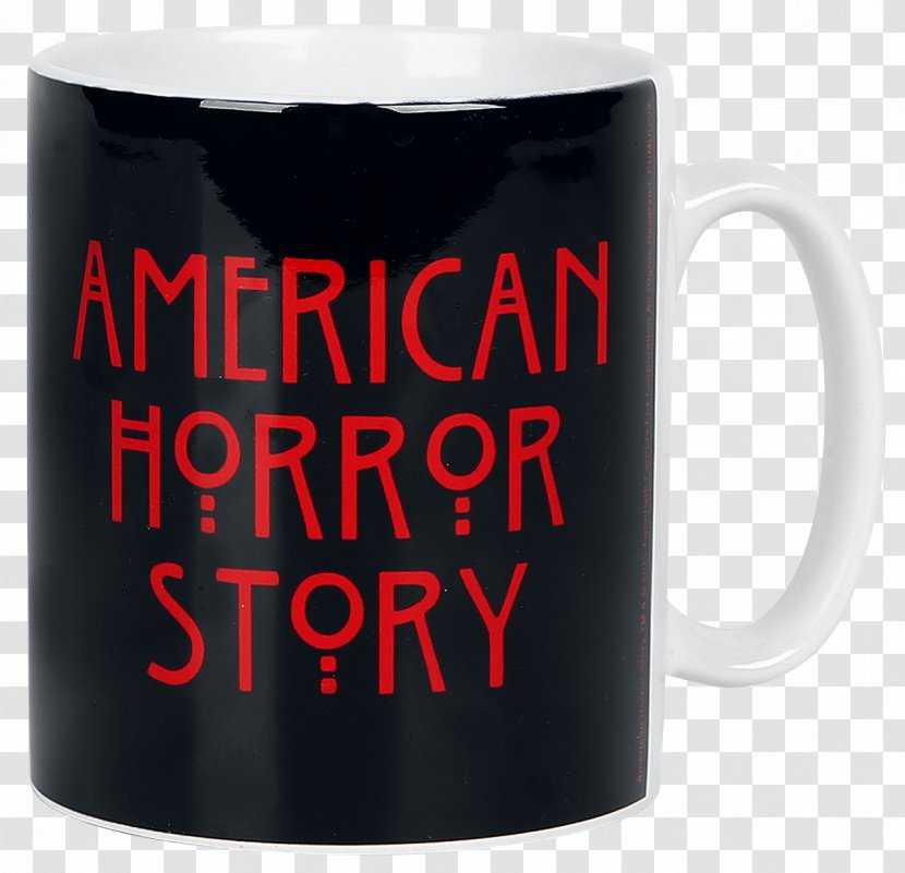 American Horror Story Cup - Logo - LogoFor NoneBlack Coffee Mug FontAmerican Transparent PNG