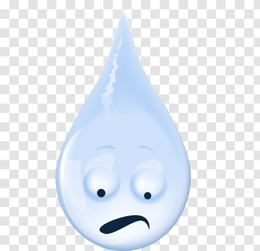 Drop Water Face Emoticon Smiley - Sadness - Emoji Droplet Transparent PNG