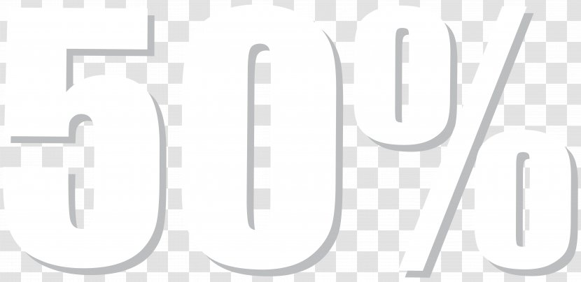 Logo Brand Font - Number -50 Off Sale Clip Art Image Transparent PNG