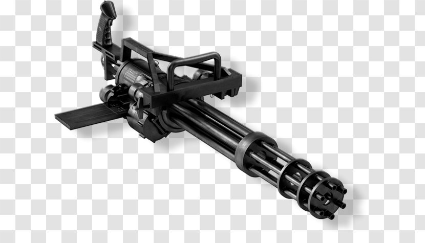 Minigun Gatling Gun Weapon Machine - Cannon Transparent PNG