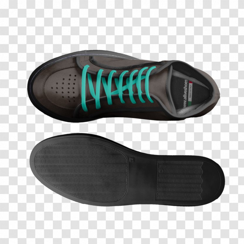 Sneakers Shoe High-top Racing Flat Leather - Aqua Transparent PNG