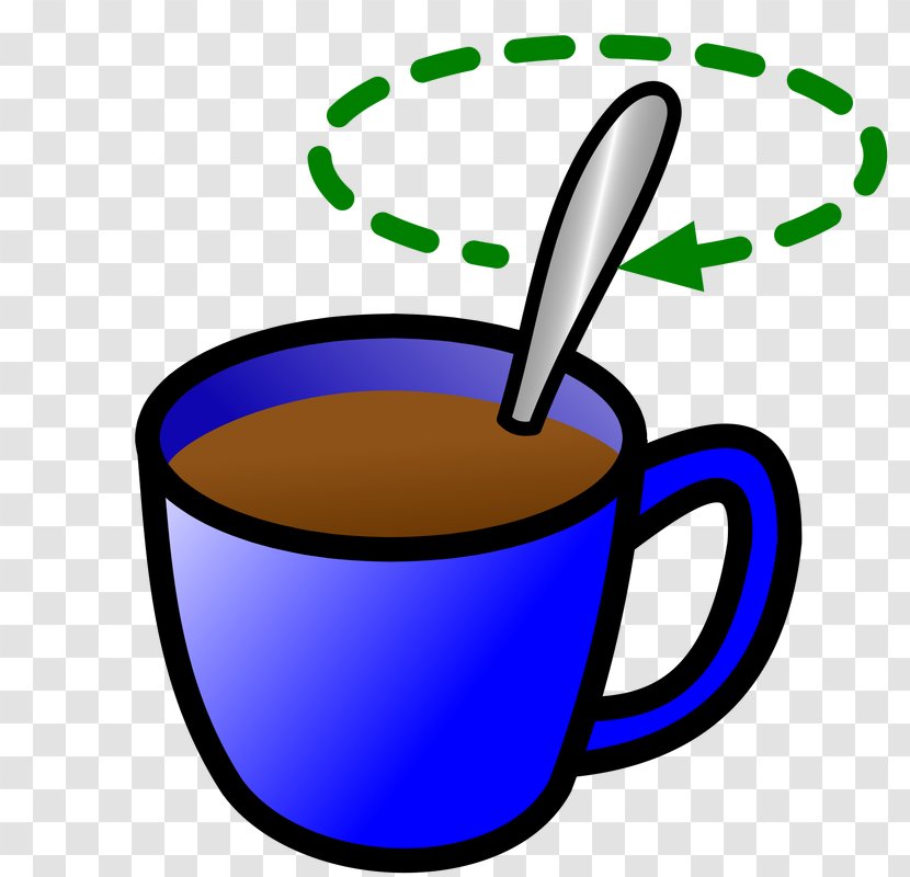 Tea Coffee Cup Symbol Clip Art - Stir Cliparts Transparent PNG